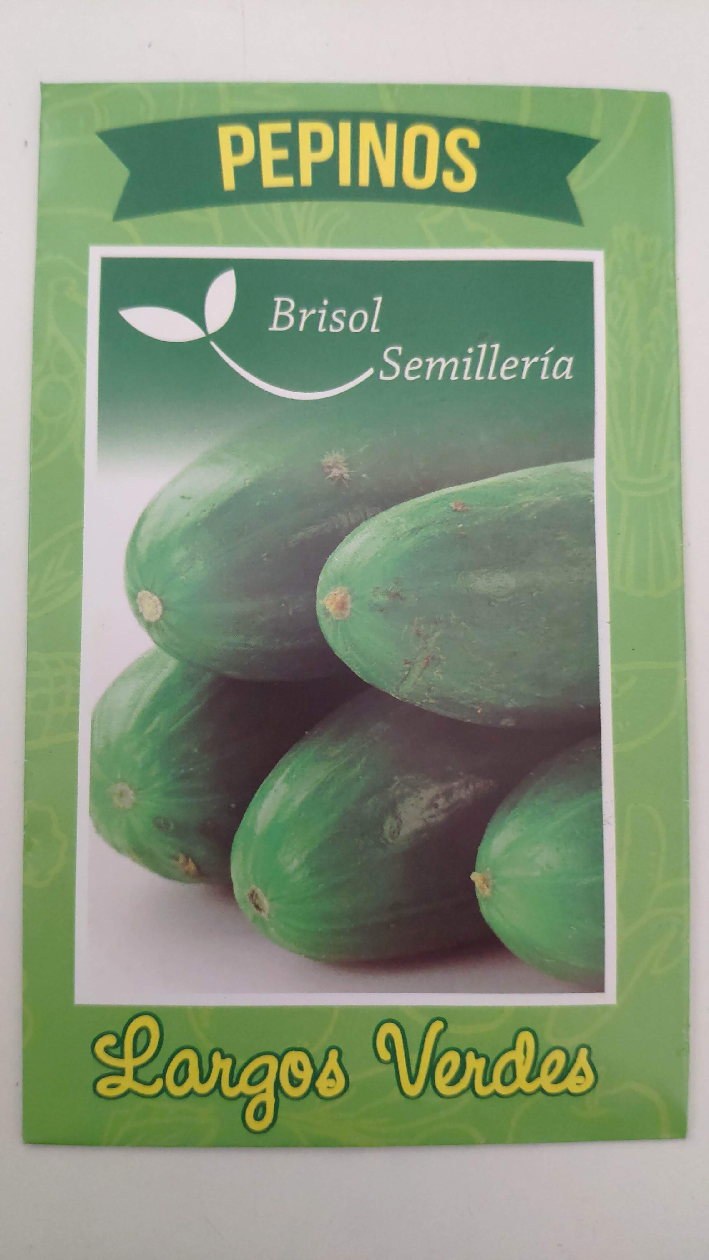 Semillas de Pepino Largo Brisol Semillas Libres de químicos